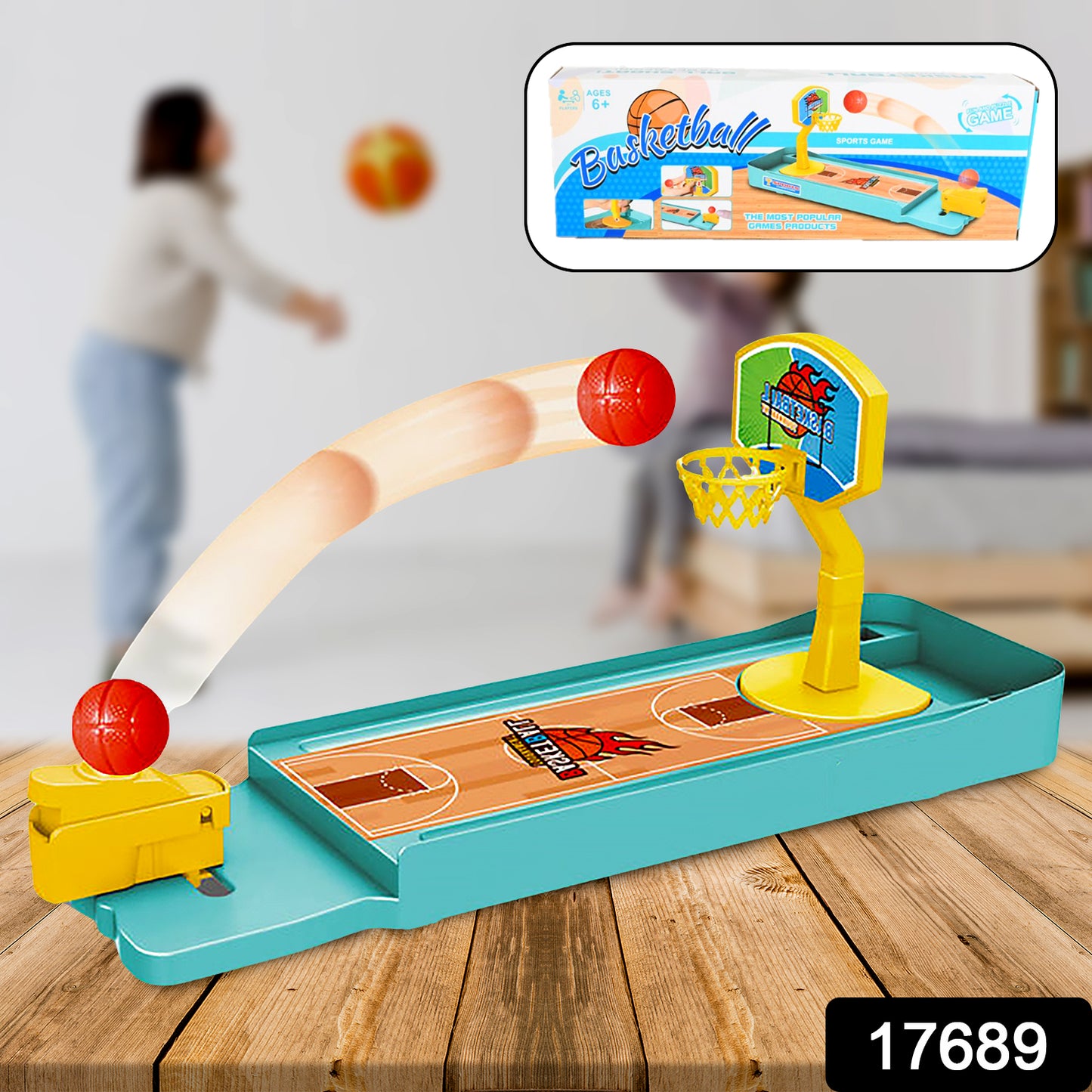 17689 Mini Table Top Finger Basketball Game For Kids - Desktop Game For Kids Adults Basketball Finger Bowling Game Fun Indoor Finger Bowling Game For Boys Girls Family Board Game - Springkart 