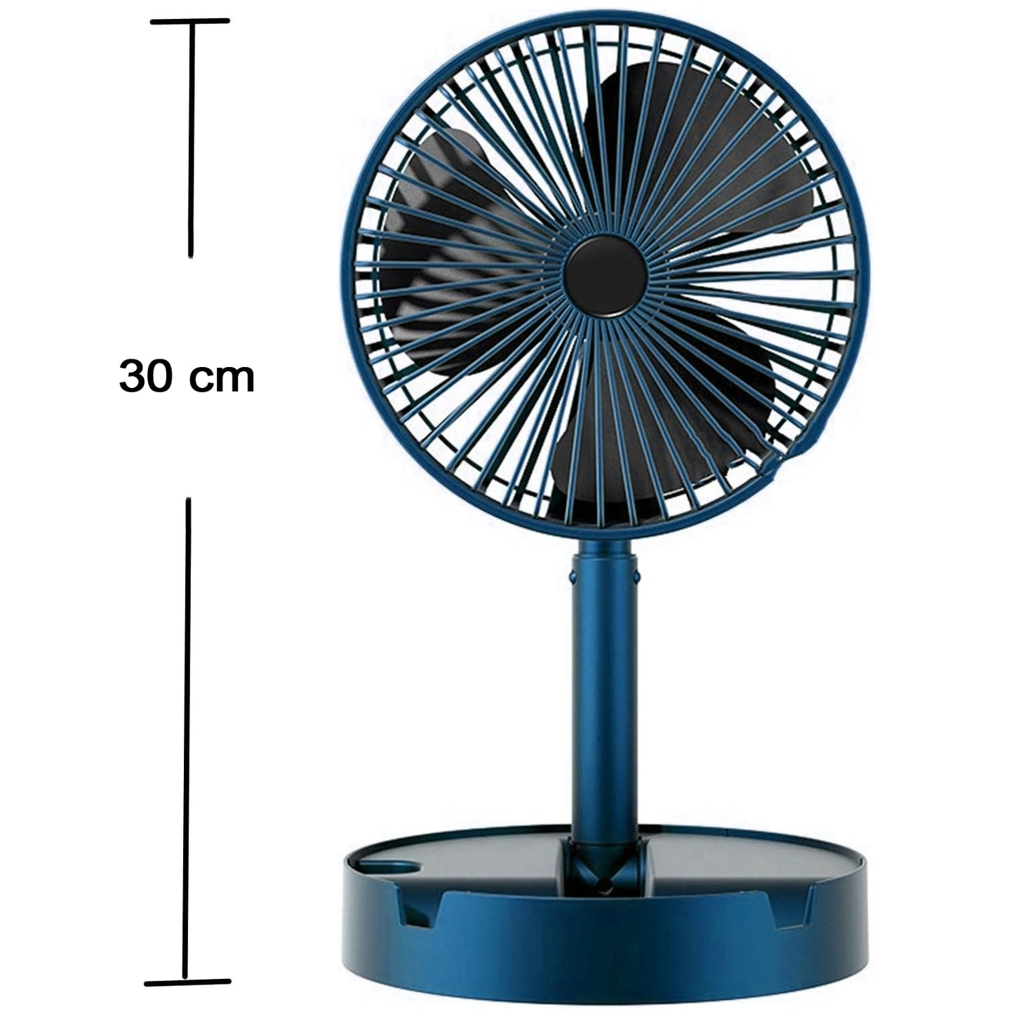 4642 Telescopic Electric Desktop Fan Height Adjustable Foldable Portable For Travelcarry Silent Table Top Personal Fan For Bedside Office Table (Battery Not Include) - Springkart 