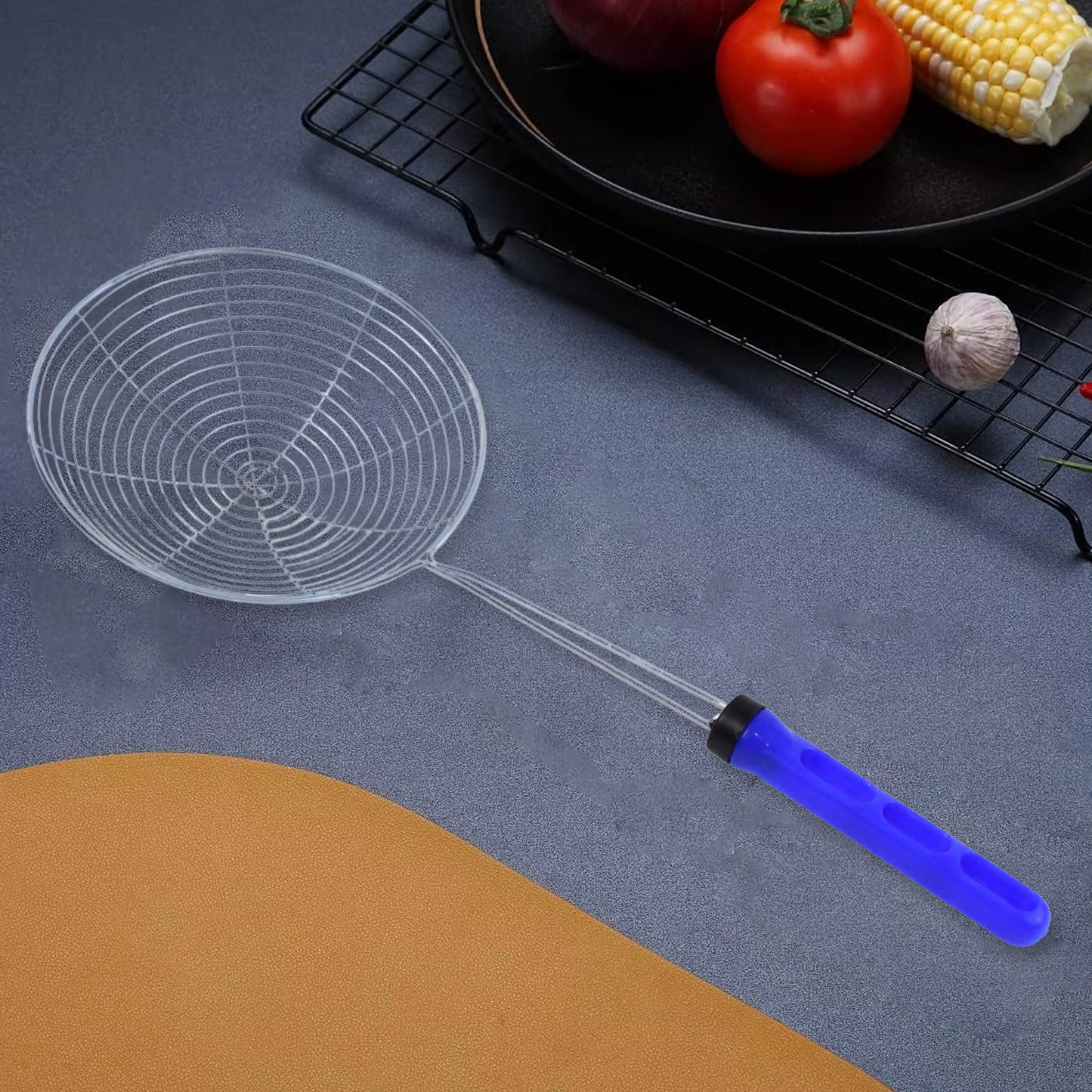 Stainless Steel Deep Fry Strainer (Big) - Springkart 