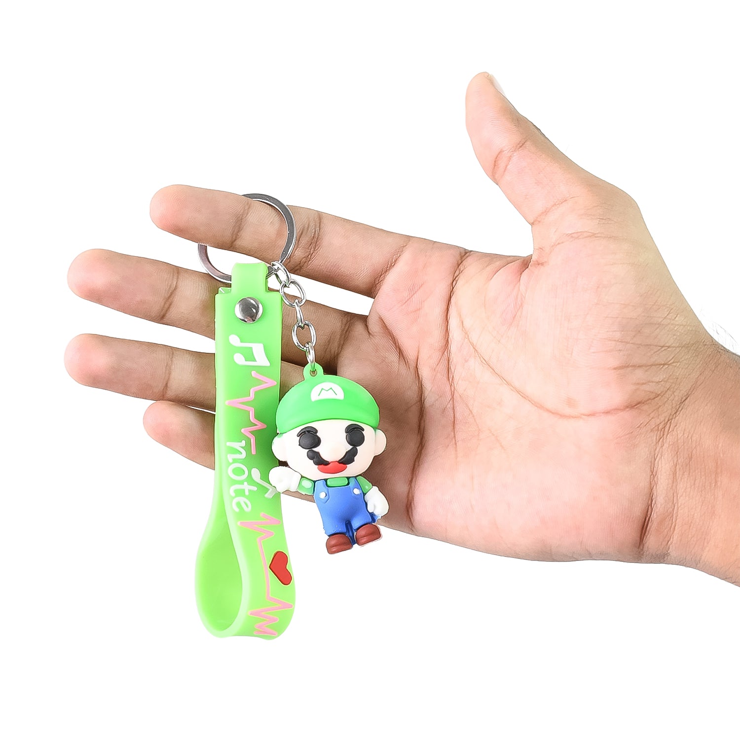 Cute Cartoon Silicone 3d Key Chain With Metal Hook Strap (Pack Of 1) - Springkart 