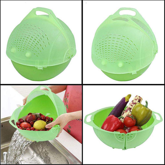 Apex Smart Basket 3in1 Multiuse Fruit And Vegetable Bowl (1 Pc Mix Color) - Springkart 