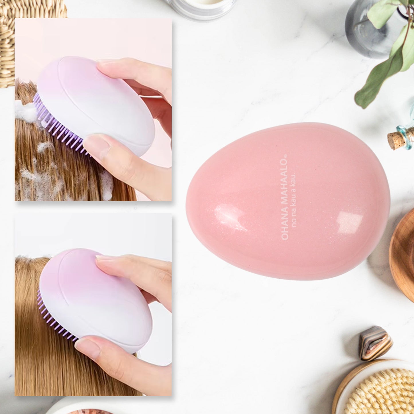 Plastic Hair Washing Combs Hair Massager Shower Brush - Springkart 