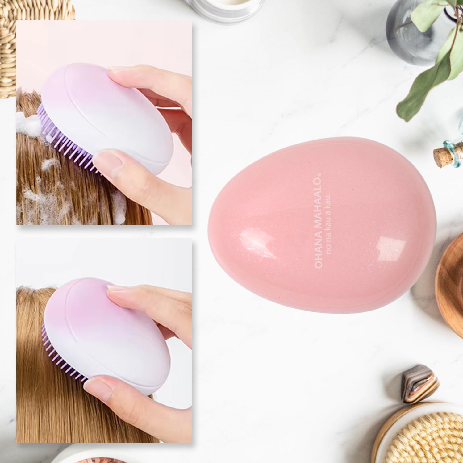 Plastic Hair Washing Combs Hair Massager Shower Brush - Springkart 