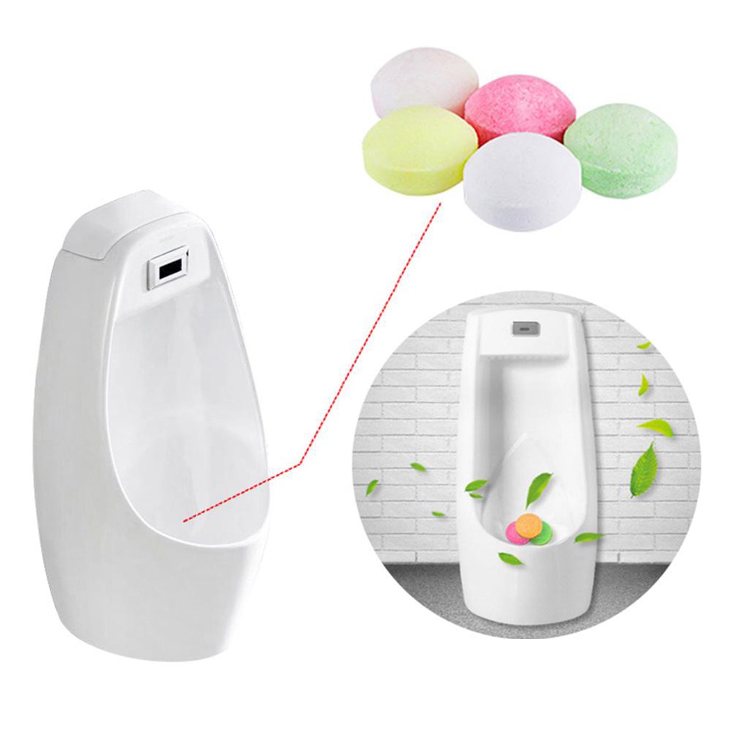 6286 Urinal Cubes Sani Cubes Bathroom Freshener Fragrance Blocks Air Freshener For Bathroom Toilet Shoe Rack Etc. Long-lasting Fragrance - Springkart 