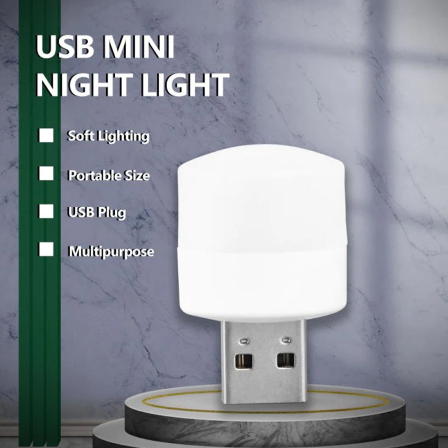 6293 Usb Led Lamp Night Light Plug In Small Led Nightlight Mini Portable For Pc And Laptop. - Springkart 
