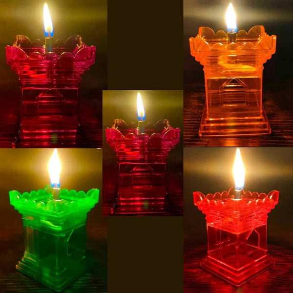 2pcs Tulsi Vrindavan Reflection Diya