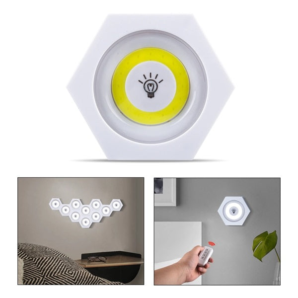 3Pcs Remote Control LED Tap Wall Light - Springkart 