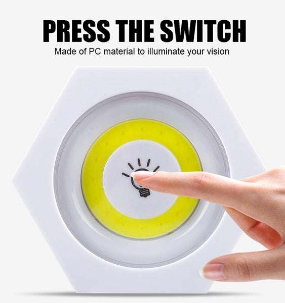 3Pcs Remote Control LED Tap Wall Light - Springkart 