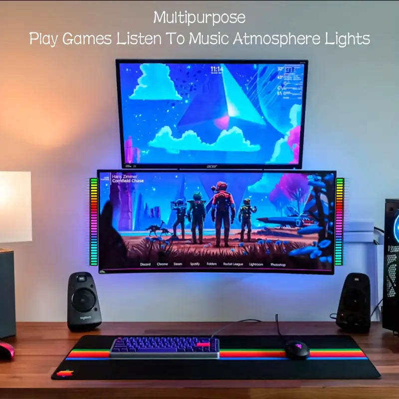 RGB Music Level Light – Sound Reactive LED Audio Spectrum Bar