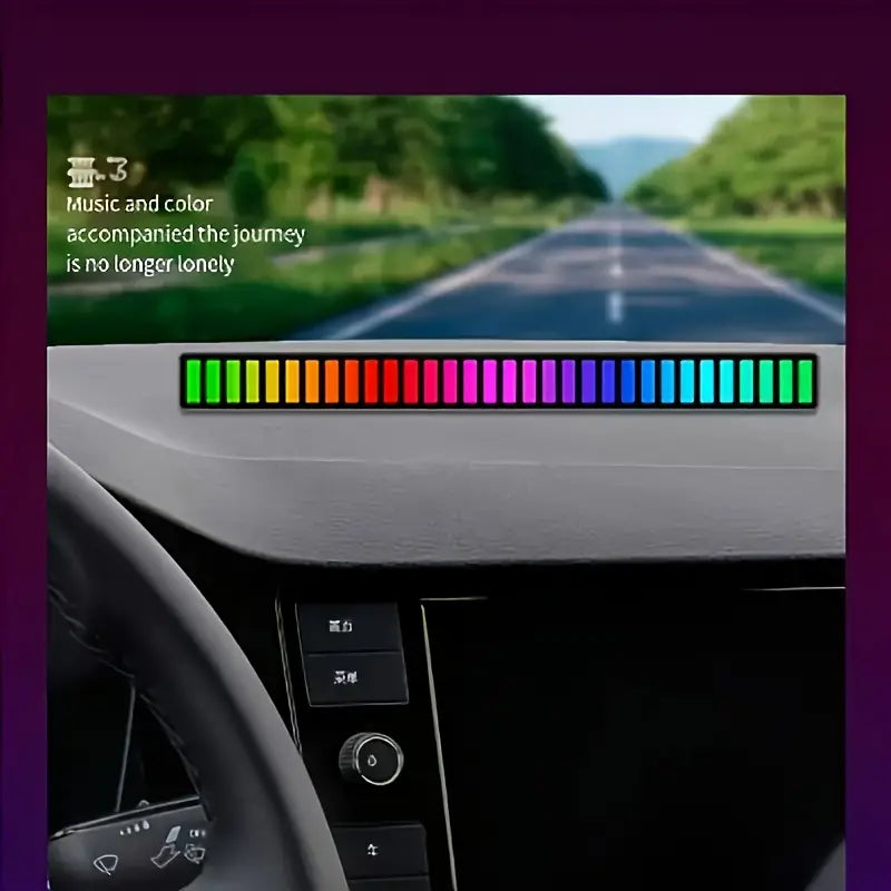 RGB Music Level Light – Sound Reactive LED Audio Spectrum Bar