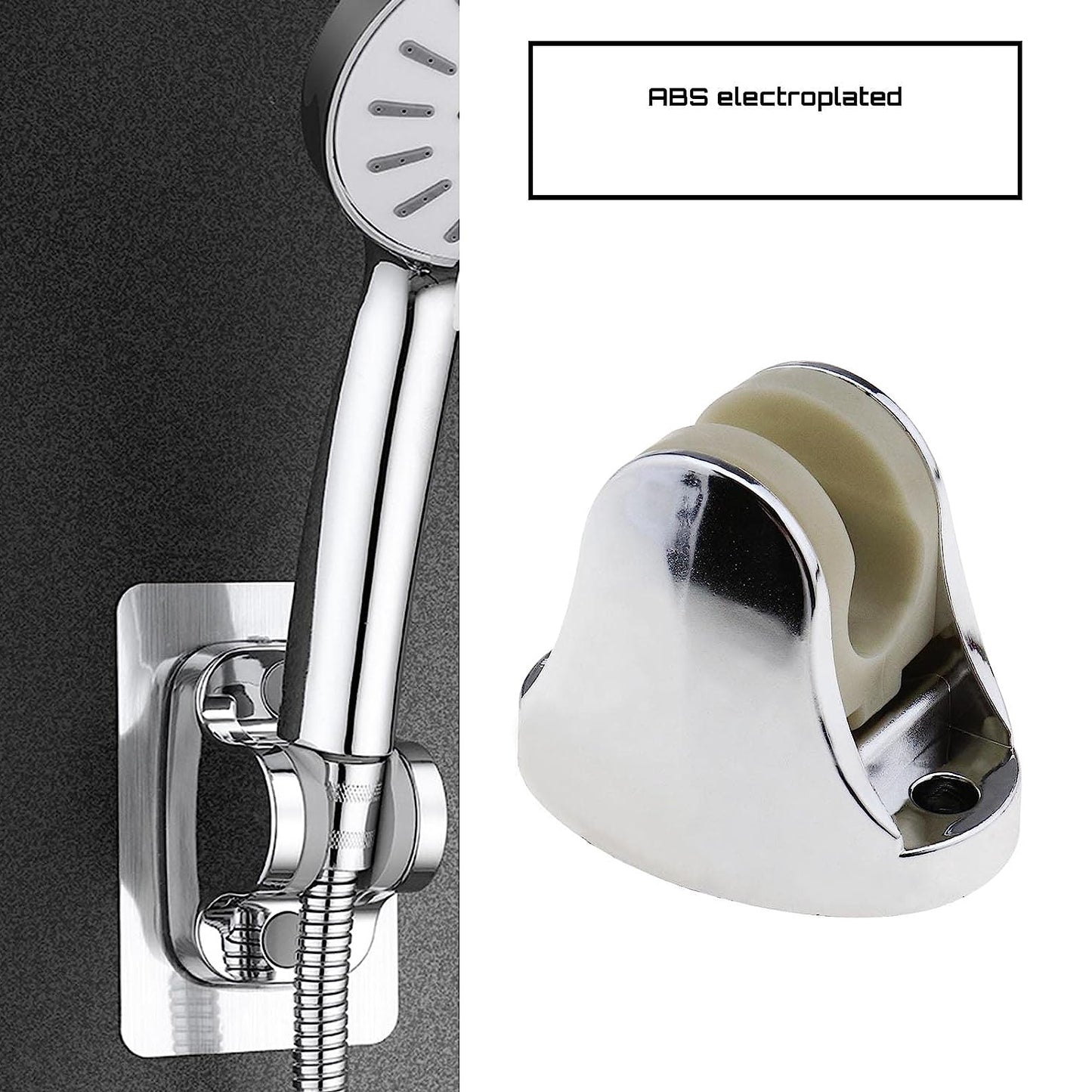 6255a Adjustable Hand Shower Holder With Fixing Screws Adjustable Bracket For Bathroom - Springkart 