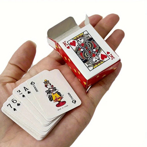 Mini Playing Cards – Travel Size, Durable, Fun Deck for Kids & Family Games
