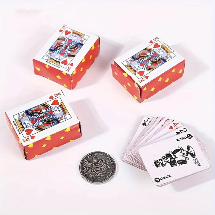 Mini Playing Cards – Travel Size, Durable, Fun Deck for Kids & Family Games