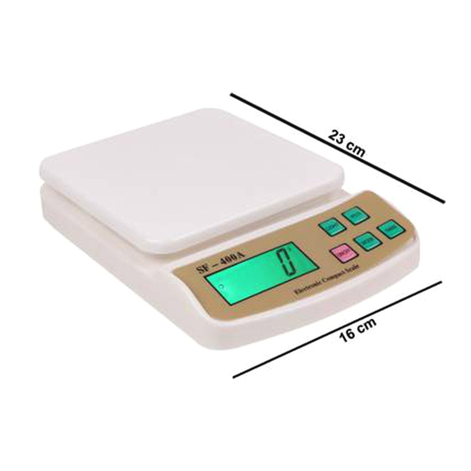 1610 Digital Multi-purpose Kitchen Weighing Scale (Sf400a) - Springkart 