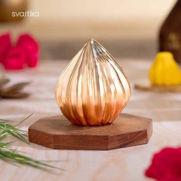 Car Dashboard Idols - Modak Ganesha Murti Gold Plated