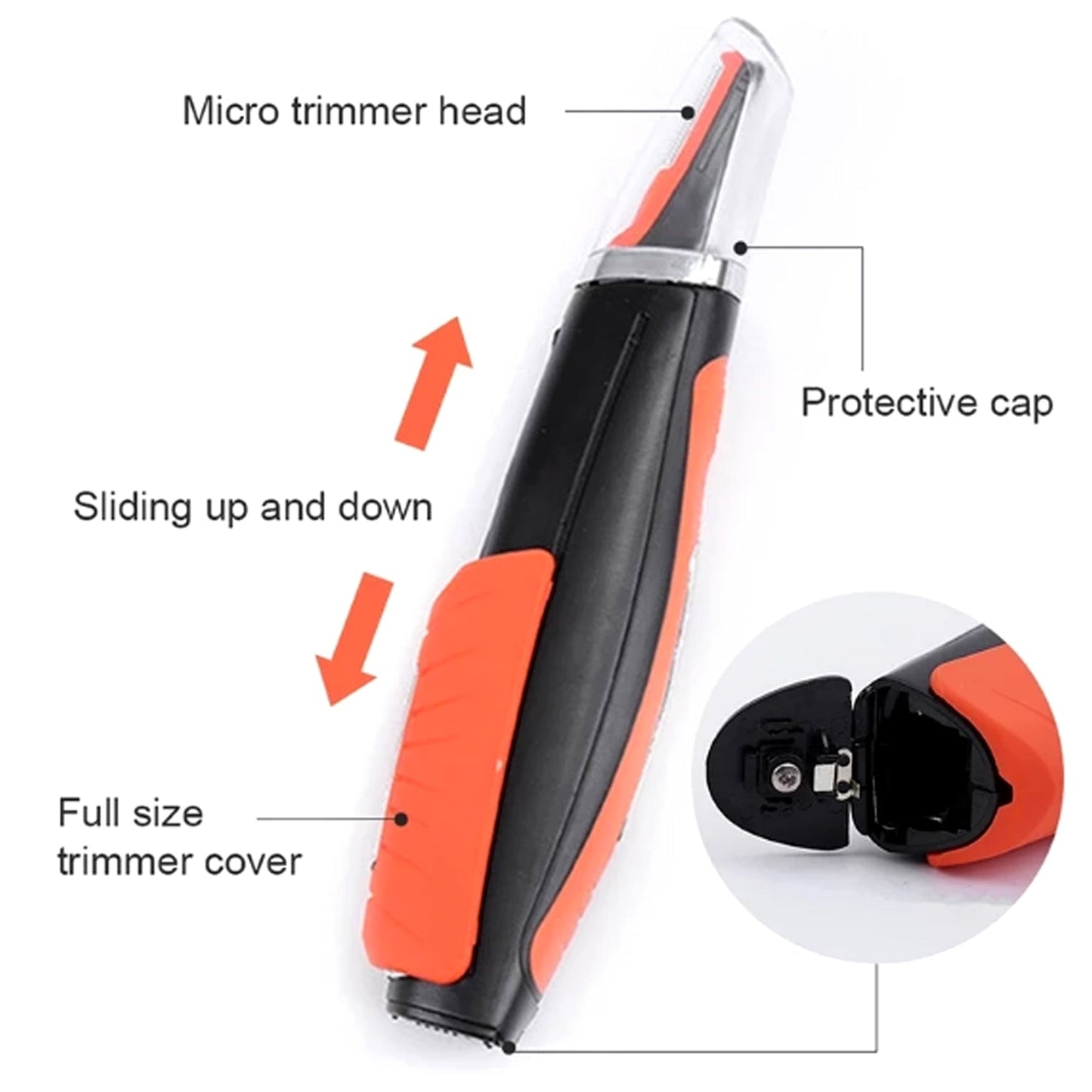 6157 All In 1 Pre Trimmer Used For Trimming And Cutting Of Facial And Body Hairs And All. - Springkart 