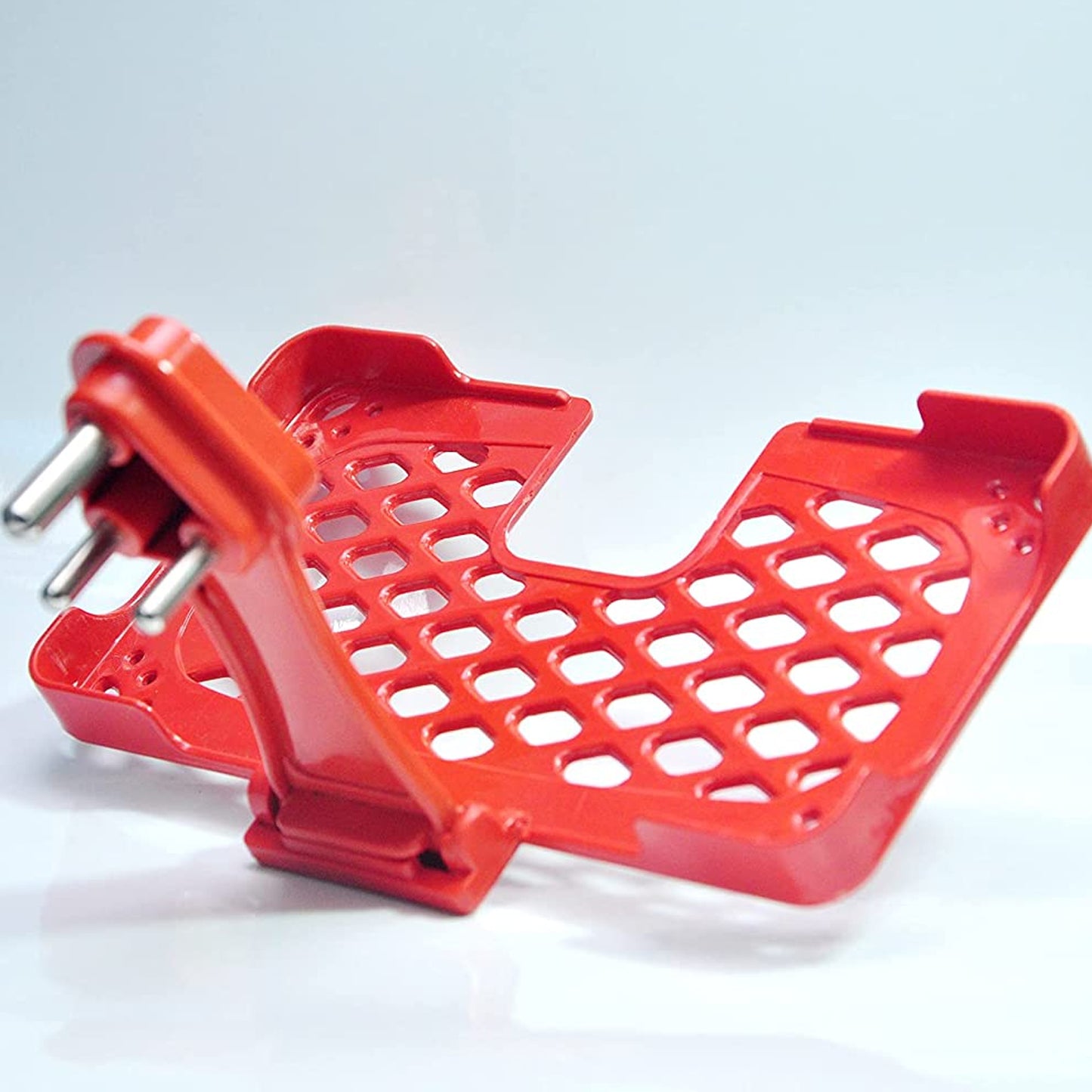 6496 Multi-purpose Wall Holder Stand For Charging Mobile Just Fit In Socket And Hang (Red) - Springkart 