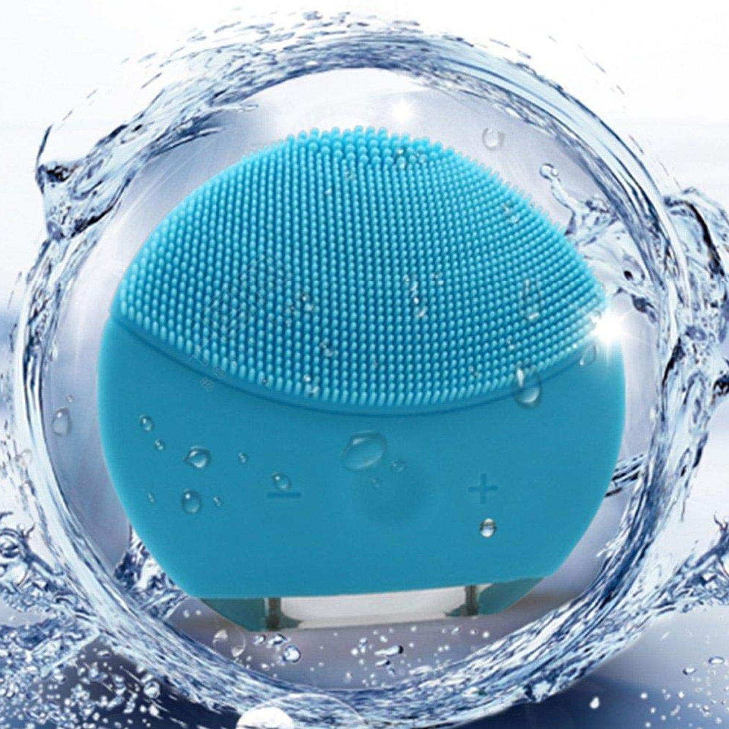 Silicone Usb Facial Cleansing Brush And Face Massager (1 Pc) - Springkart 