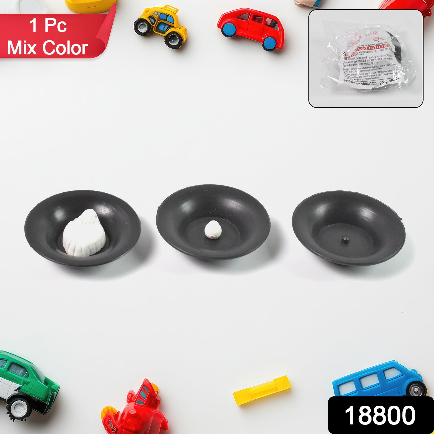 Small Magic Egg To Hen Chicken Toy (1 Pc Mix Color Design) - Springkart 
