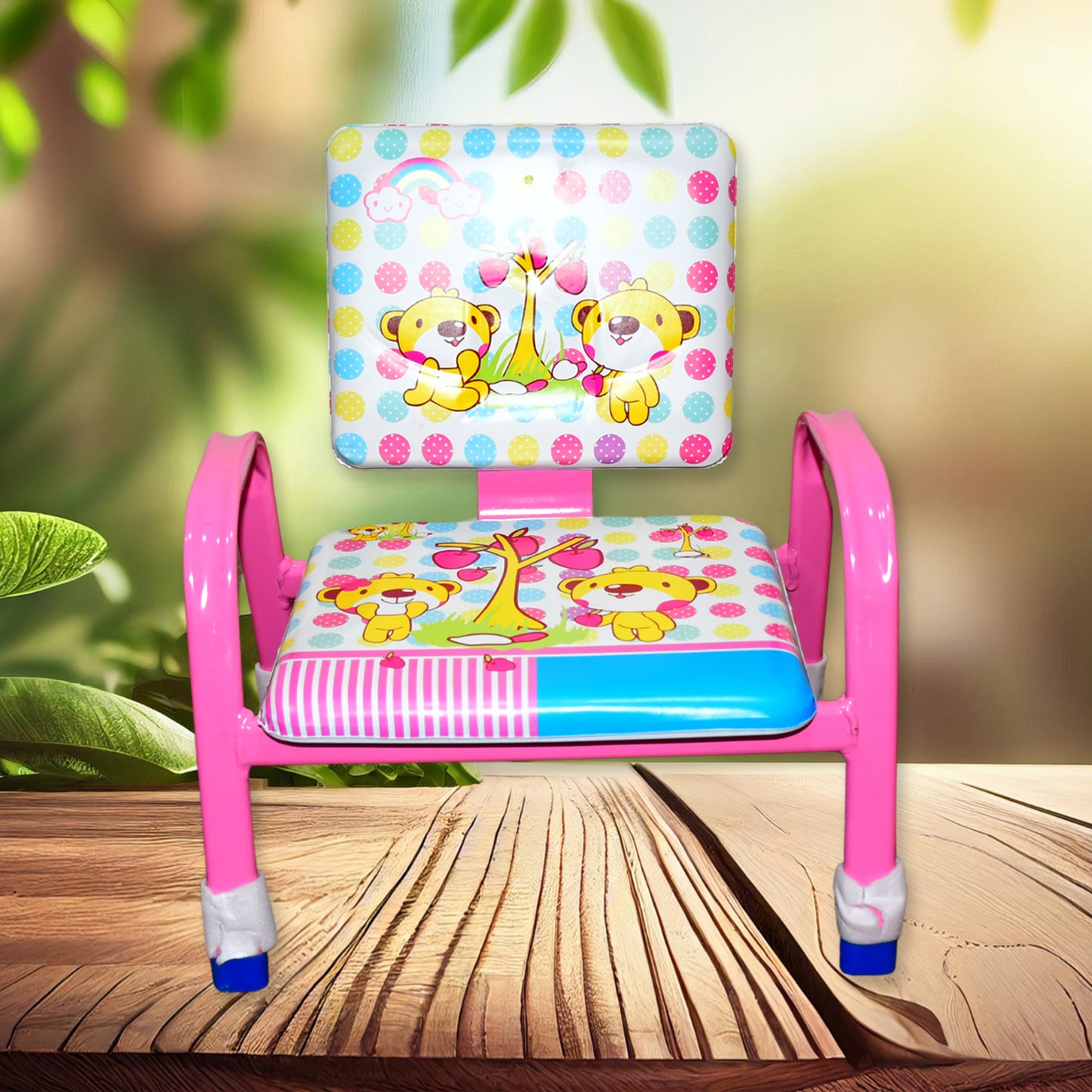 Cartoon Baby Chair Strong Steel Cushion Comfortable Baby Chair High Quality Chair (1 Pc) - Springkart 