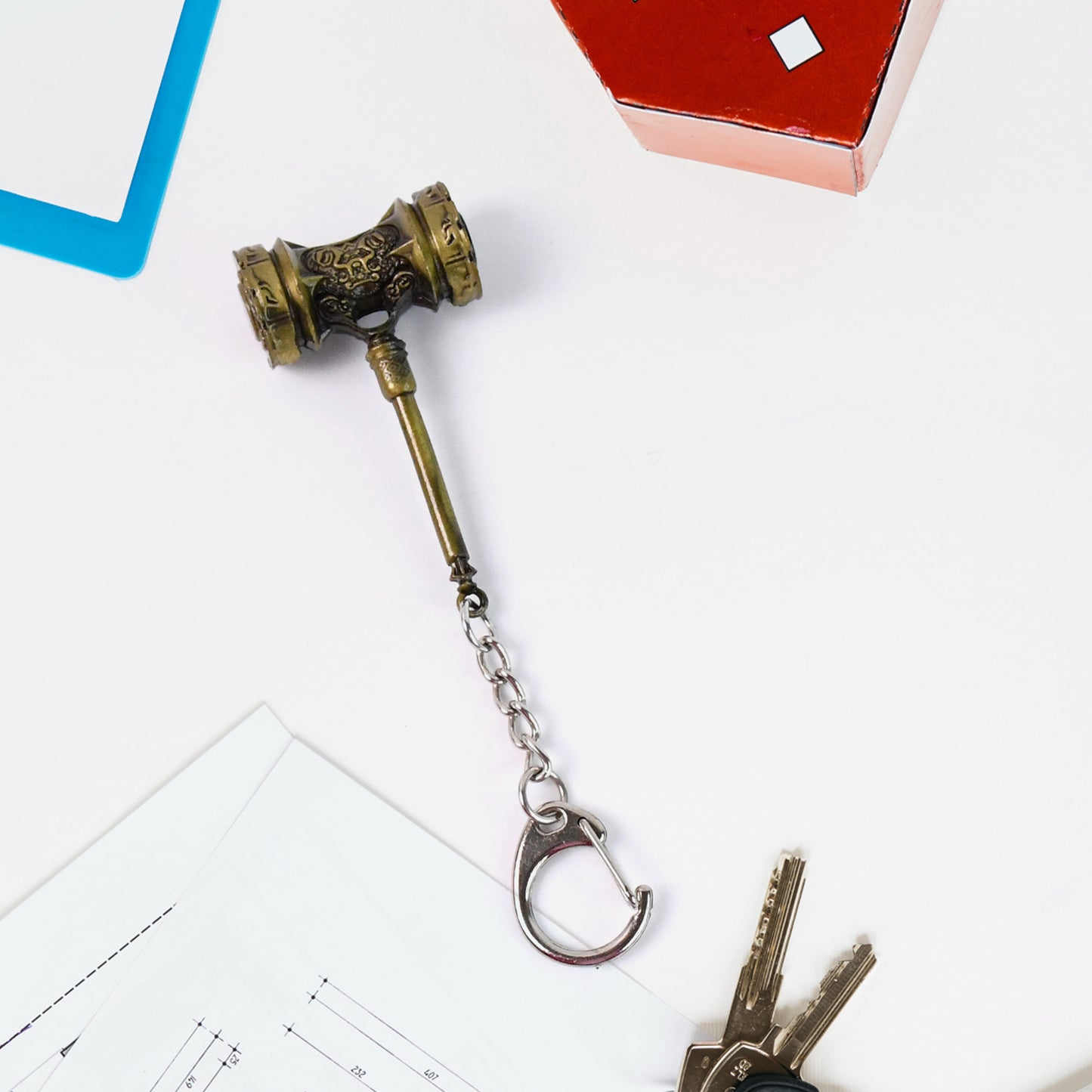 Durable Metal Keychain Stylish Functional - Springkart 