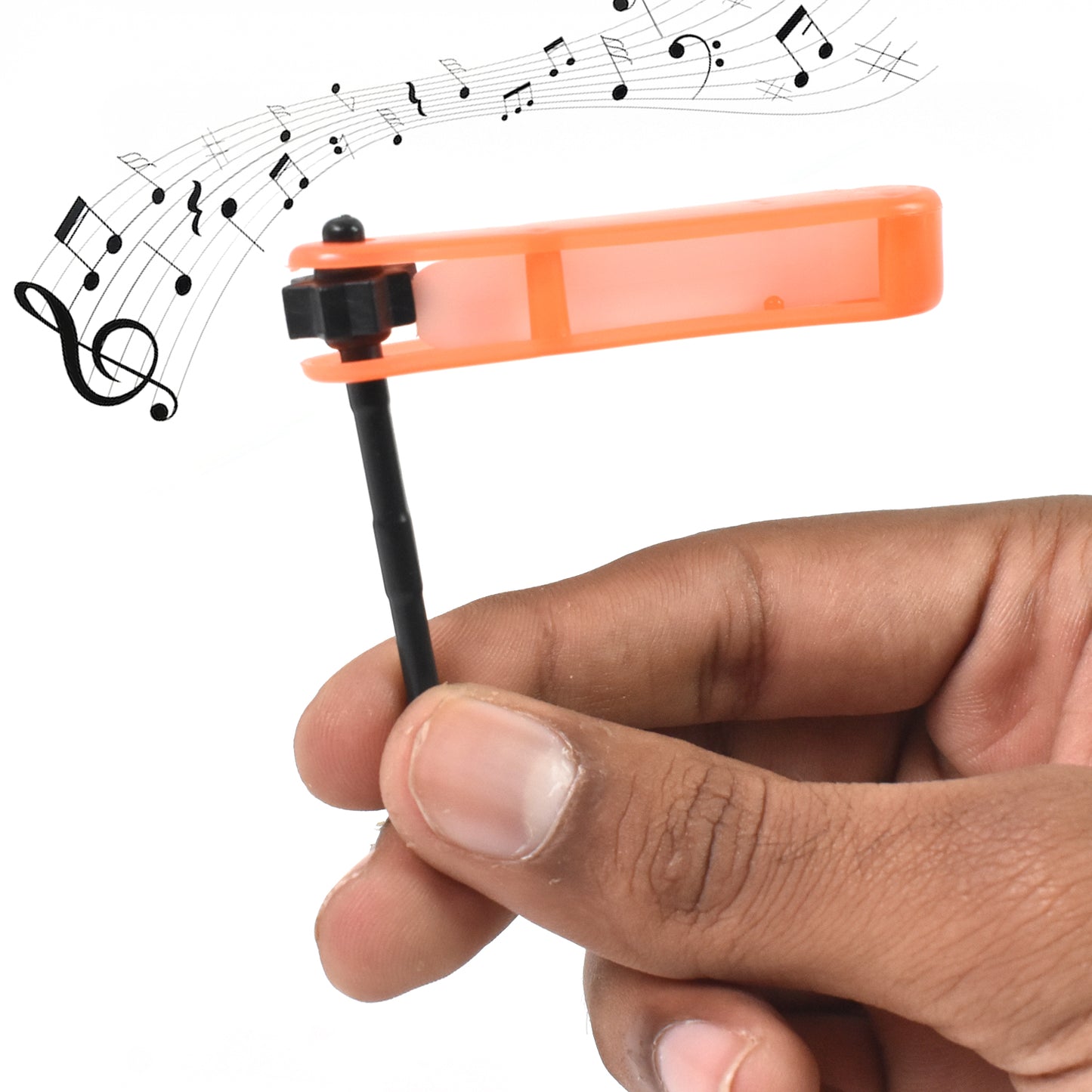 Small Colourful Non-toxic Plastic Rattle Spinner Toys For Babies Kids (1 Pc Mix Color Design) - Springkart 