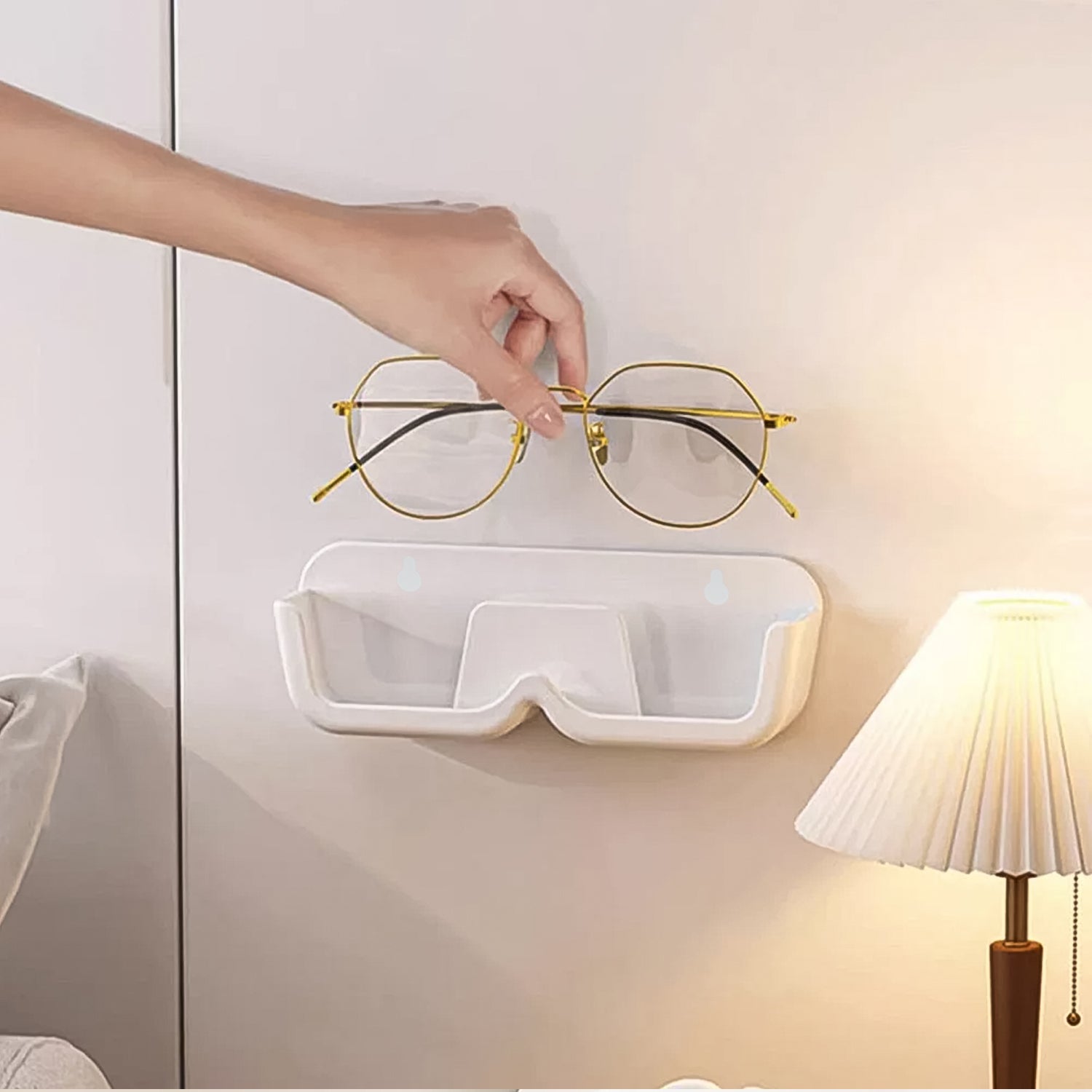 Wall Mount Adhesive Sunglass Holder (1 Pc) - Springkart 