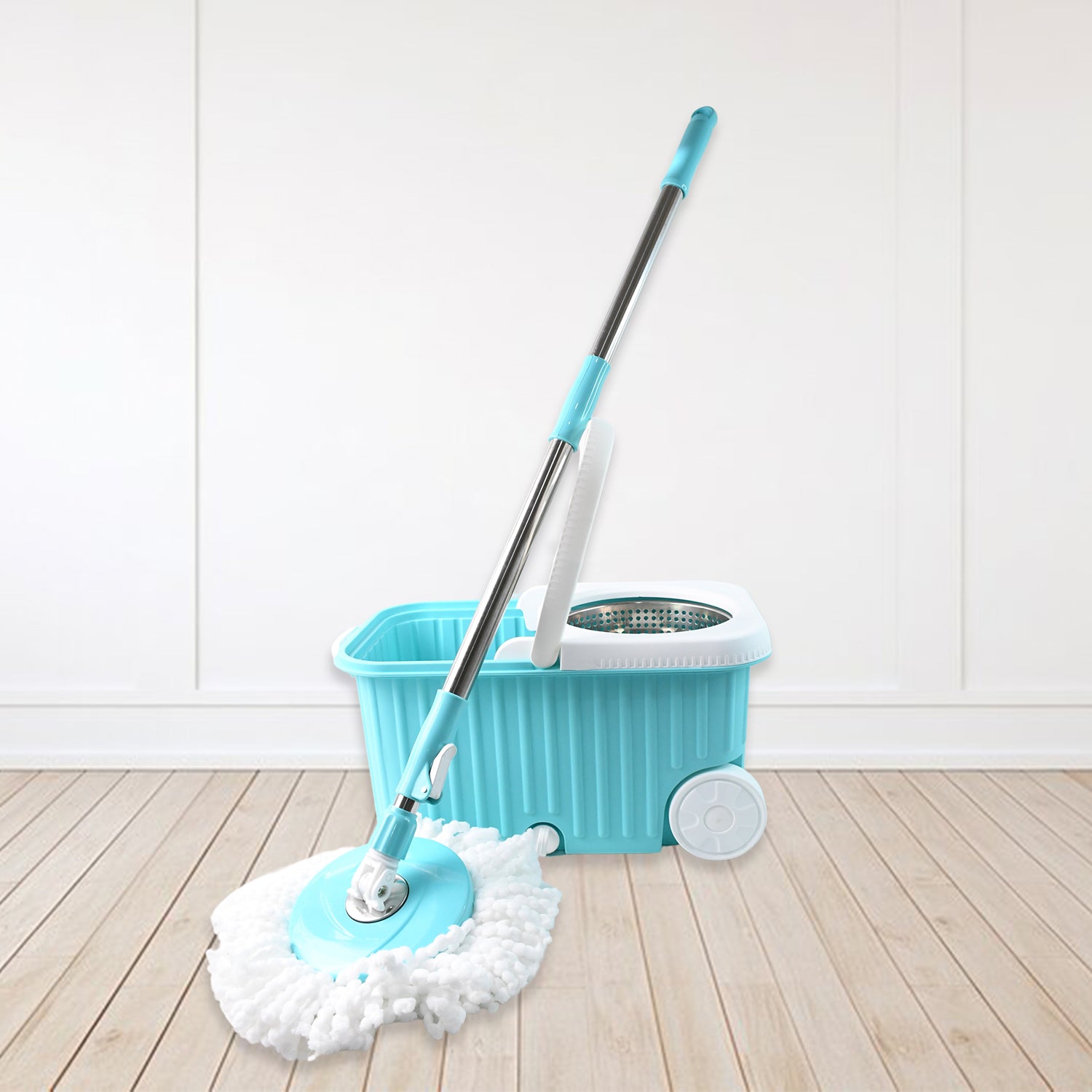 Apex Magic 360° Spin Mop Cleaning System – Stainless Steel Spinner