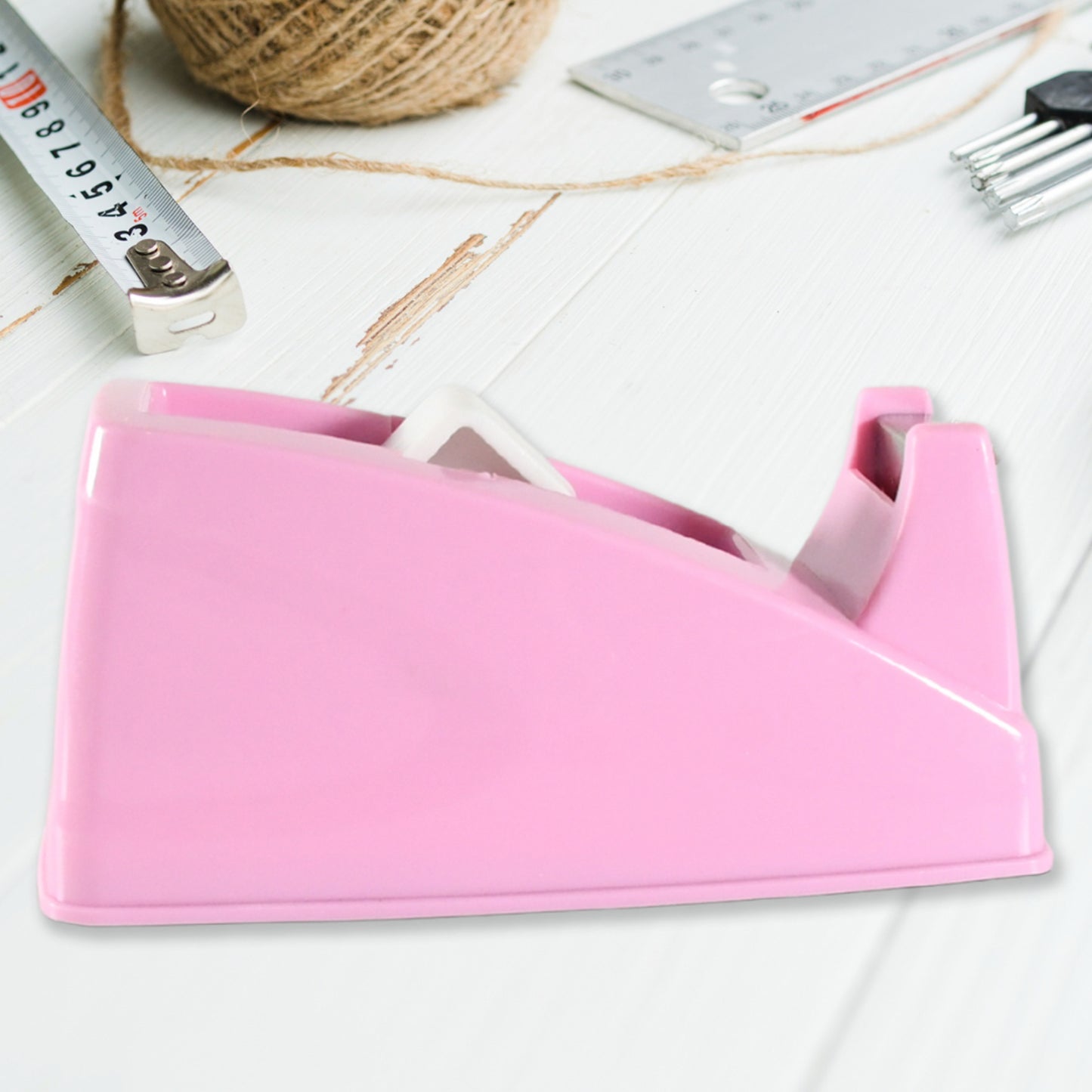 9465 Plastic Tape Dispenser Cutter For Home Office Use Tape Dispenser For Stationary Tape Cutter Packaging Tape School Supplies (1 Pc 300 Gm) - Springkart 