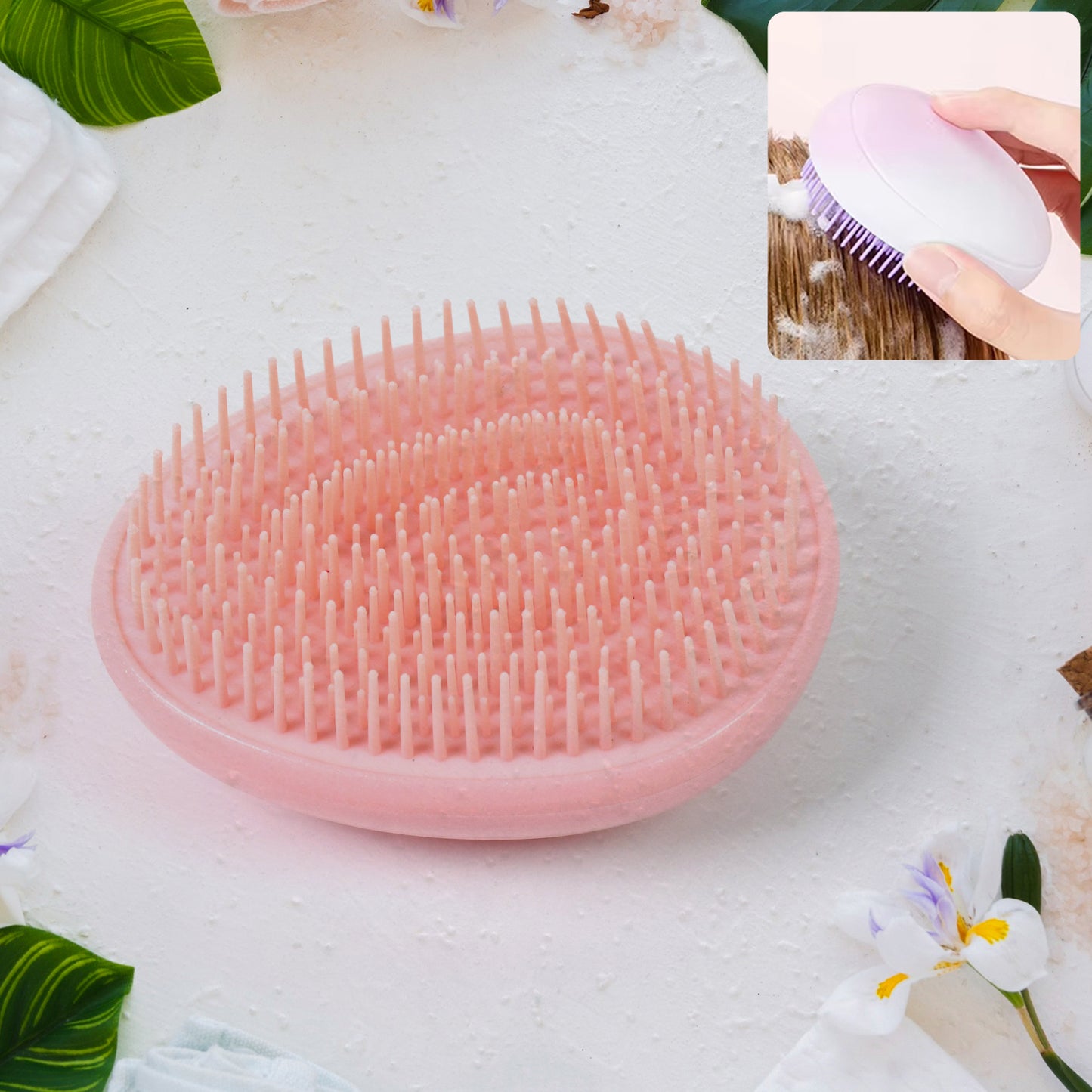 Plastic Hair Washing Combs Hair Massager Shower Brush - Springkart 