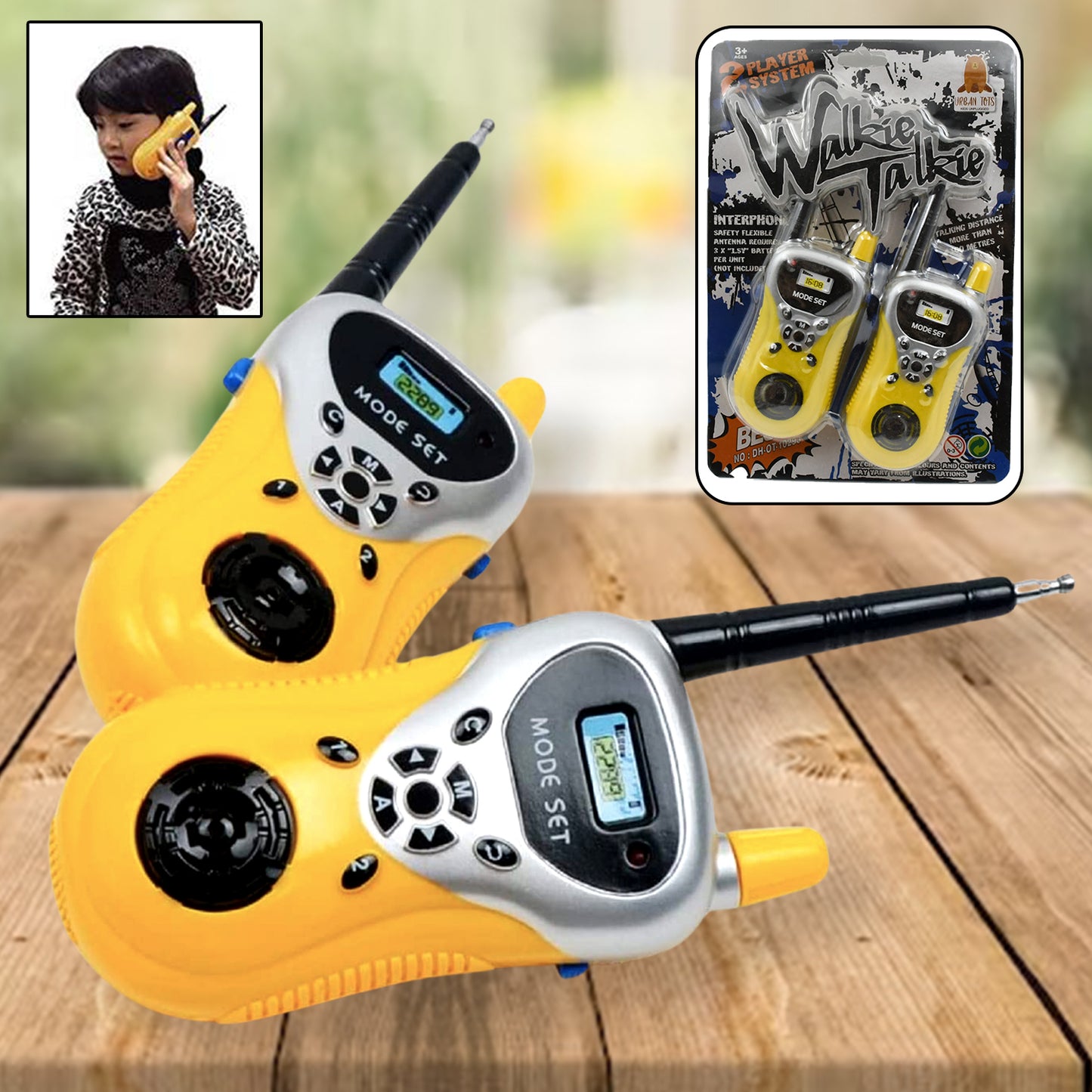4481 Walkie Talkie Toys For Kids 2 Way Radio Toy For 3-12 Year Old Boys Girls Up To 80 Meter Outdoor Range - Springkart 