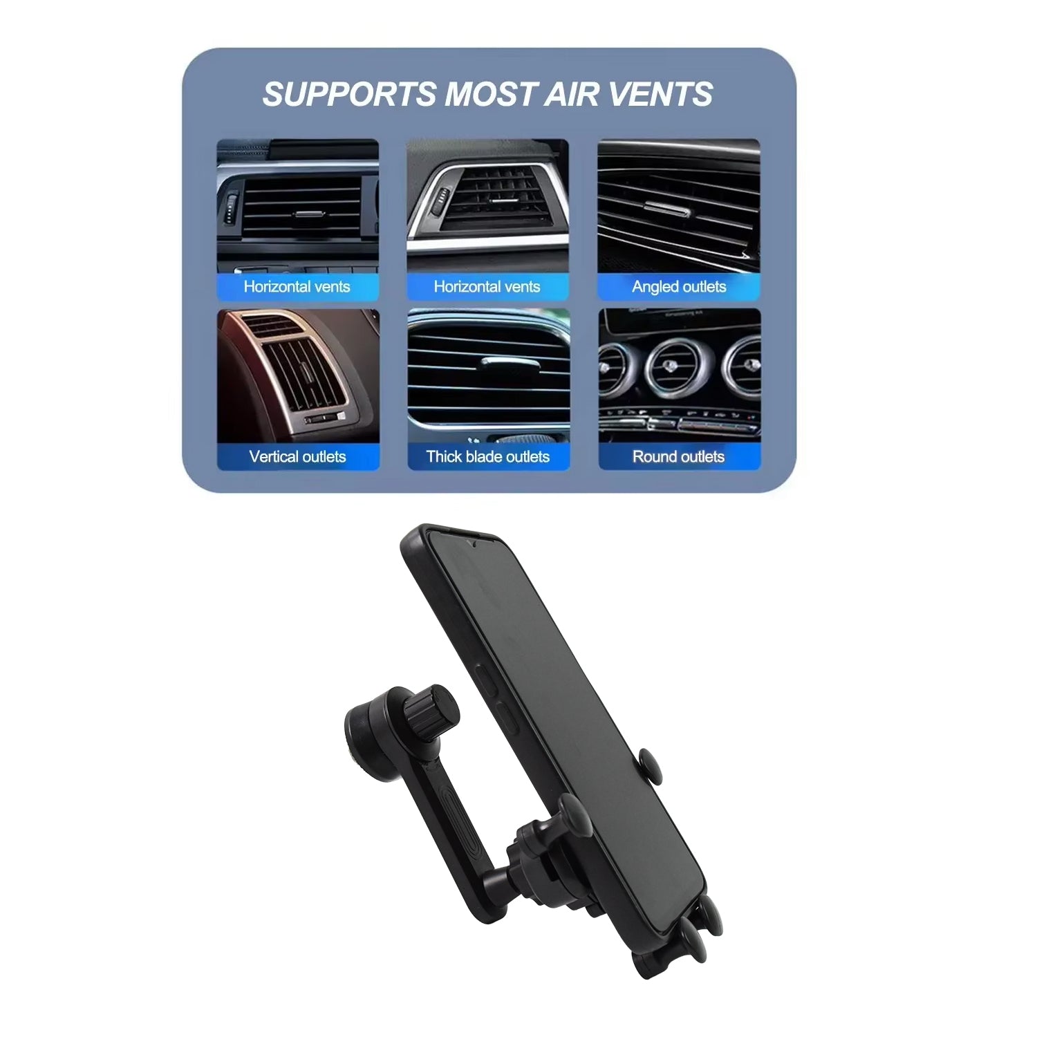 360 Degree Car Mobile Phones In Car Holder (1 Pc) - Springkart 