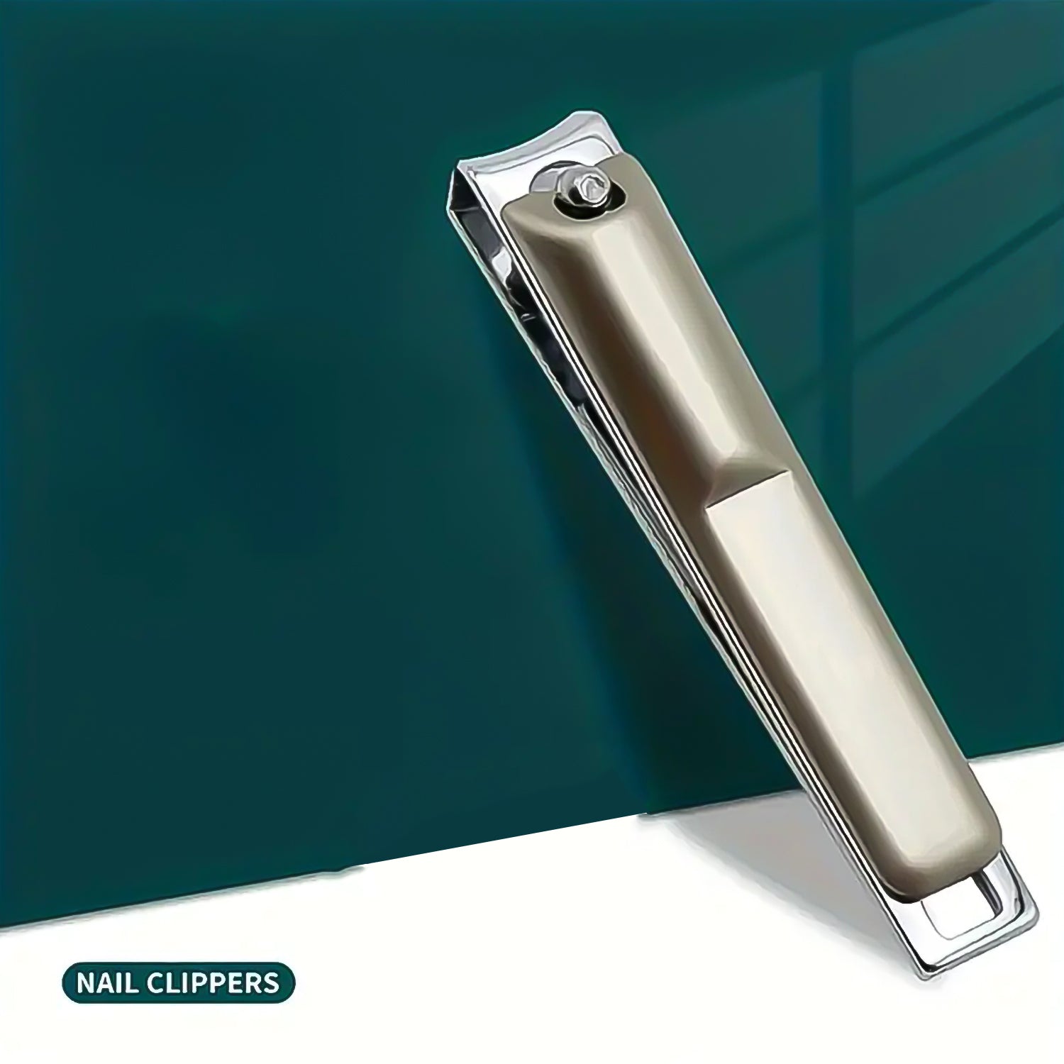 Stainless Steel Folding Portable Large Nail Clippers With Nail File (1 Pc) - Springkart 