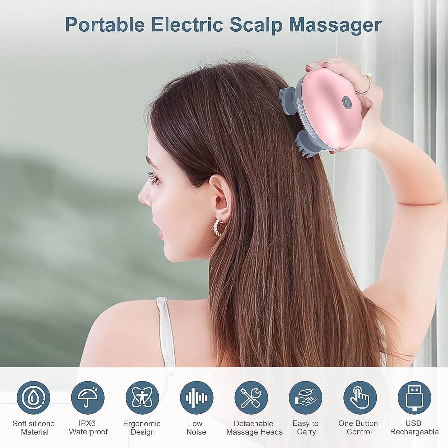 Smart Electric Scalp Massager (1 Pc) - Springkart 