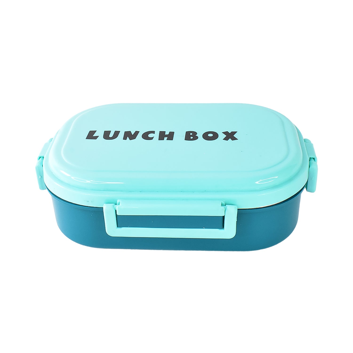 3 In 1 Spicy Bite Stainless Steel Lunch Box With Plastic Small Box Spoon (1 Set) - Springkart 