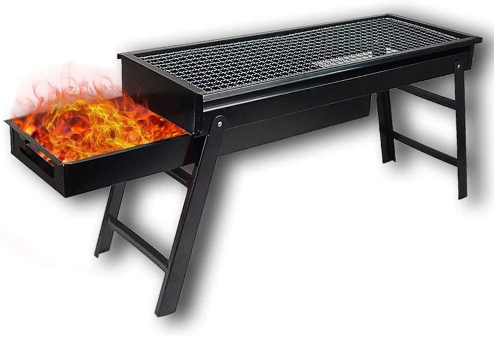 2225 Folding Portable Barbeque Bbq Grill Set For Outdoor And Home - Springkart 