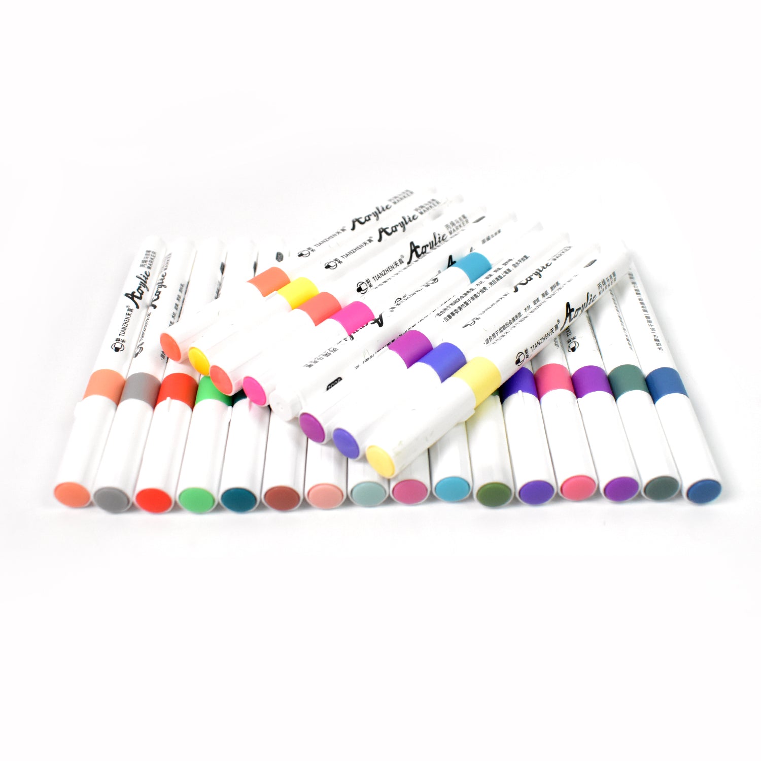 Fancy Art Markers 24 Colours Double-ended Art (24 Pcs Set) - Springkart 