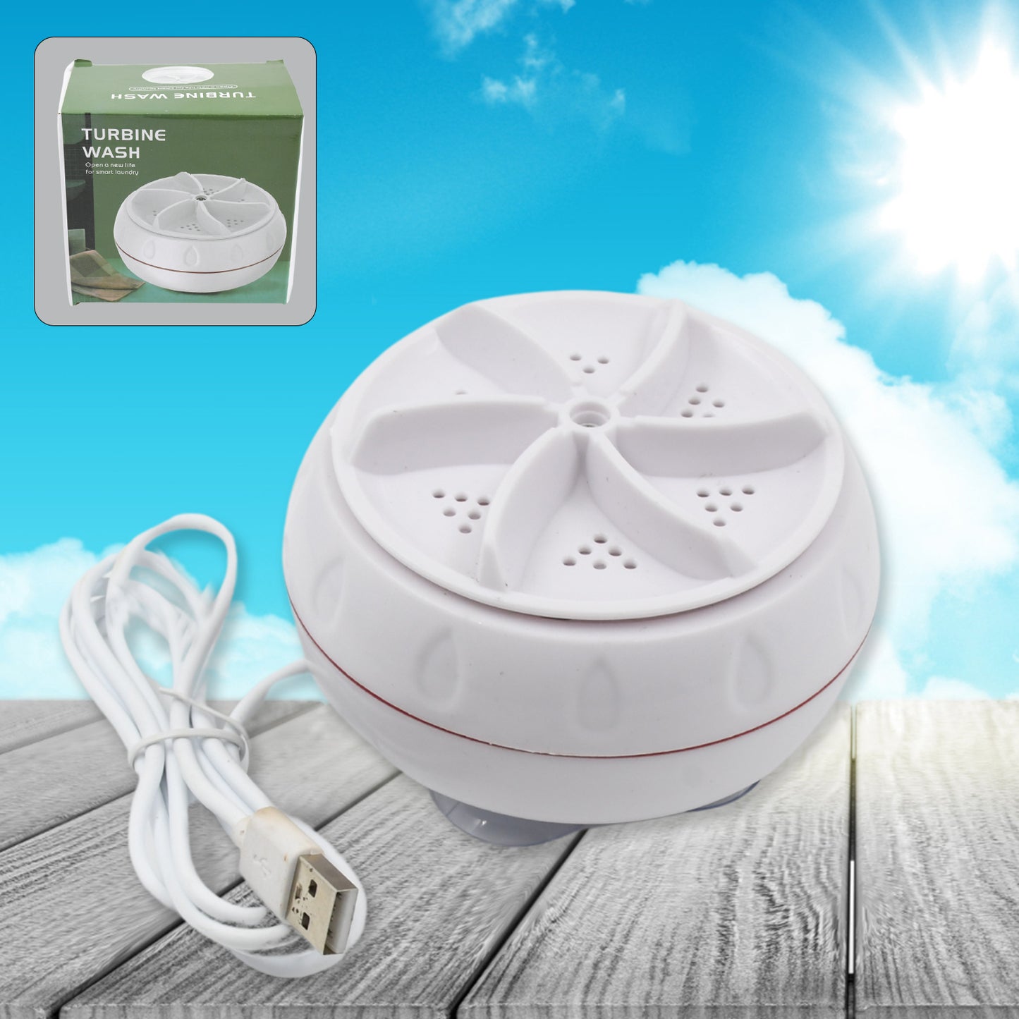 6152 Usb Turbine Wash Used While Washing Cloths In All Kinds Of Places Mostly Household Bathrooms. - Springkart 