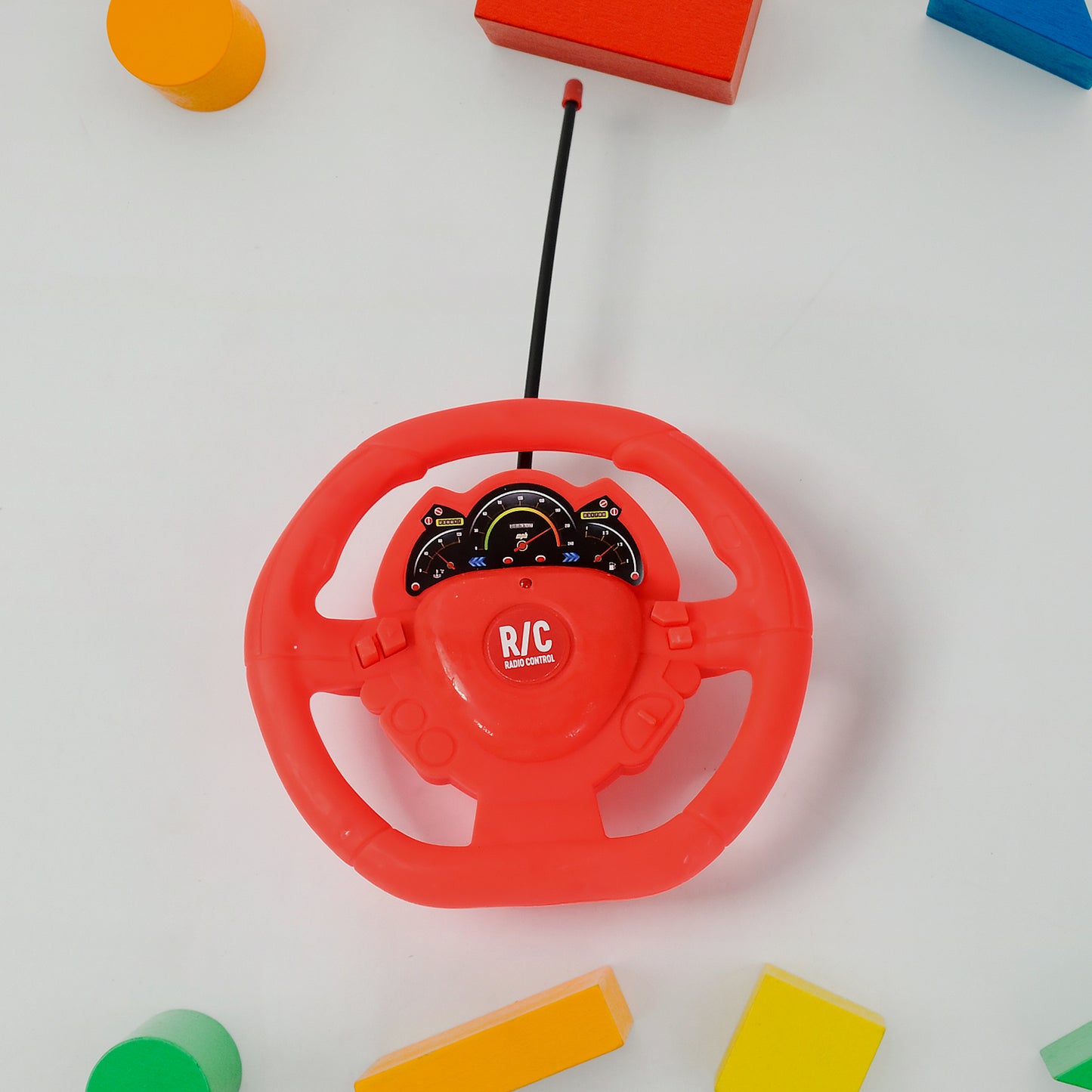 17927 Plastic Remote Control Car Remote Control Racing Car With Two Function Backward And Forward. Handle Design Remote. Best Birthday Gift Birthday Return Gift With Rechargeable Battery For Car - Springkart 