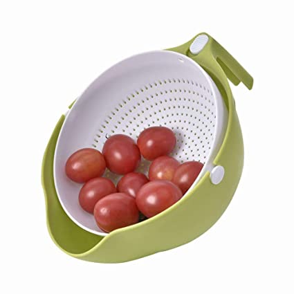Multi-functional Washing Fruits And Vegetables Bowl Strainer With Handle - Springkart 