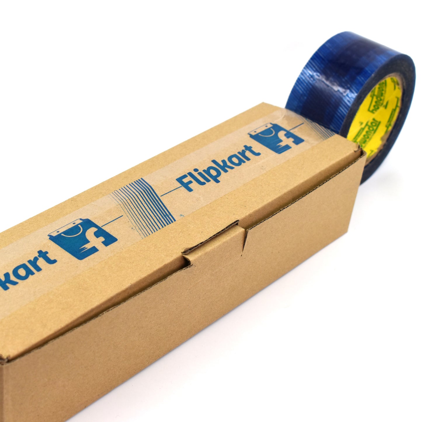 7436 Flipkart Print Blue Tape For Packaging Gifts And Products By Flipkart For Shipping And Delivering Purposes Etc.