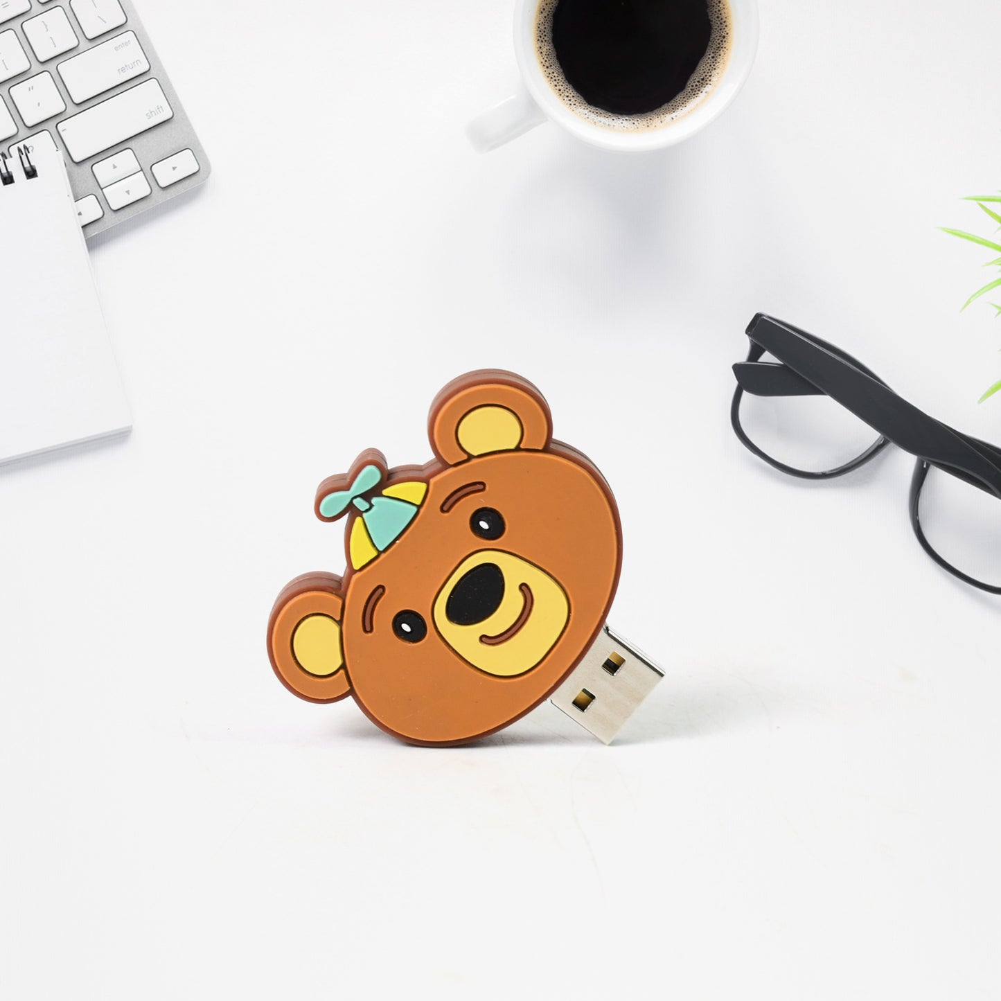 Portable Cartoon Shape Silicone Usb Pen Drive Flash Disk (15 Gb With Baby Rhymes Song 1 Pc) - Springkart 