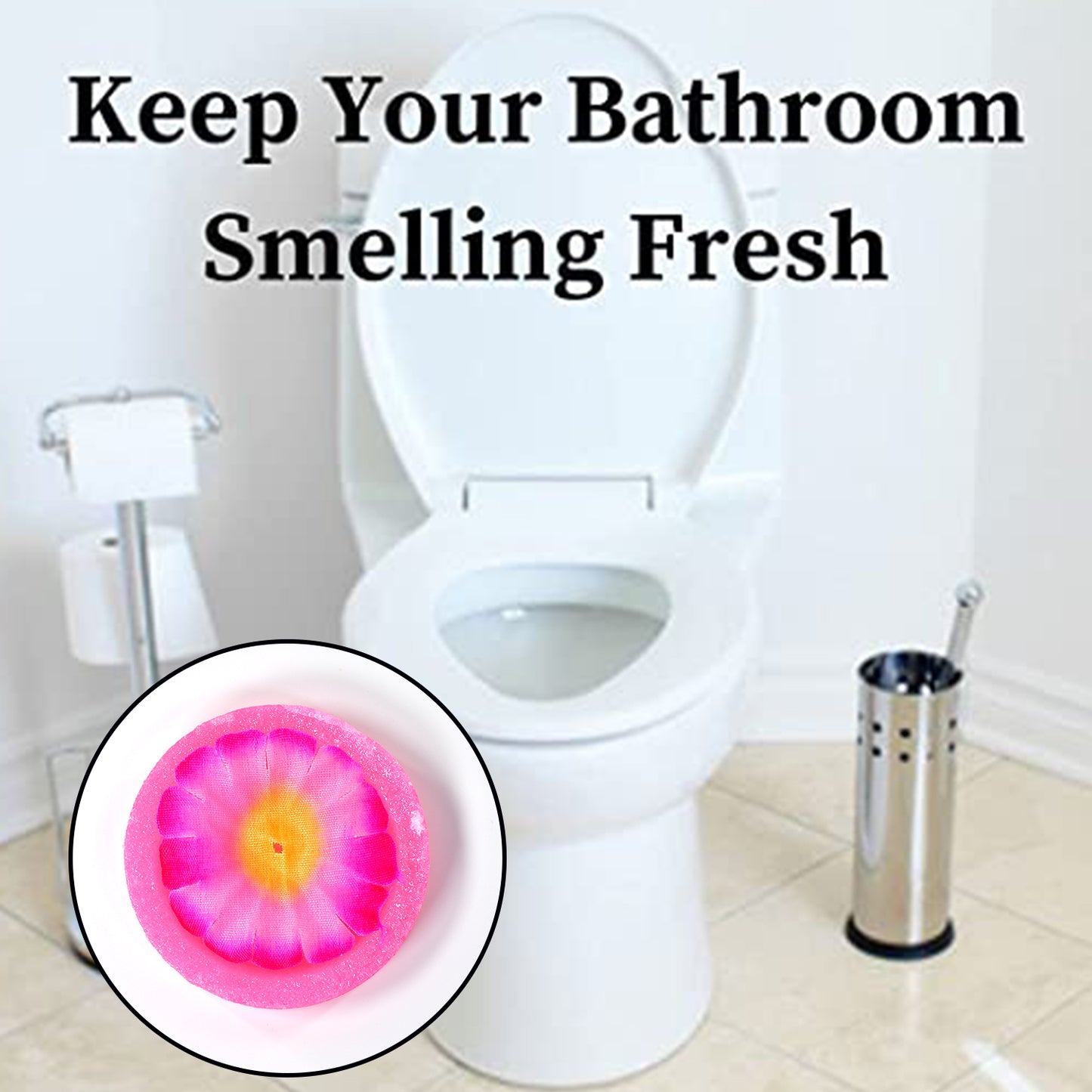 6284 World Air Freshener Flowers Block For Bathroom And Toilet - Springkart 