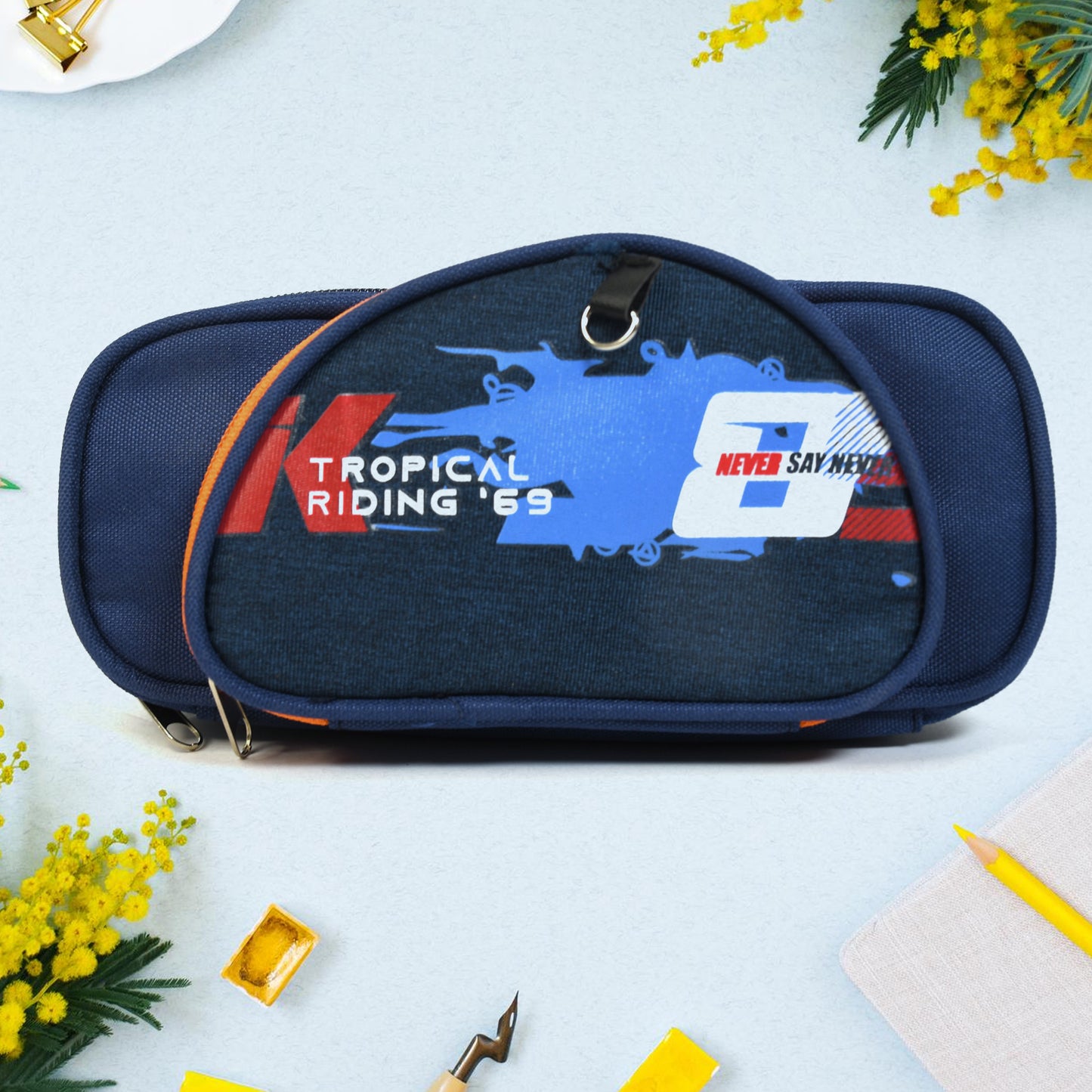 Mix Design Pouch Stylish And Versatile Storage Bag (1pc) - Springkart 