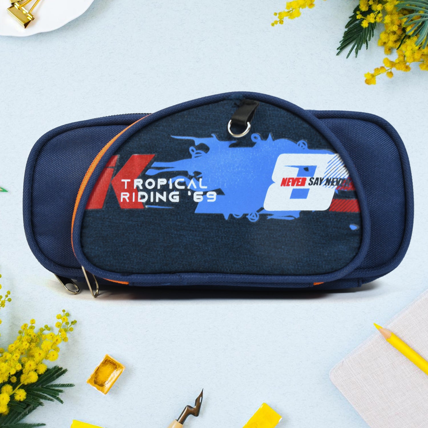 Mix Design Pouch Stylish And Versatile Storage Bag (1pc) - Springkart 