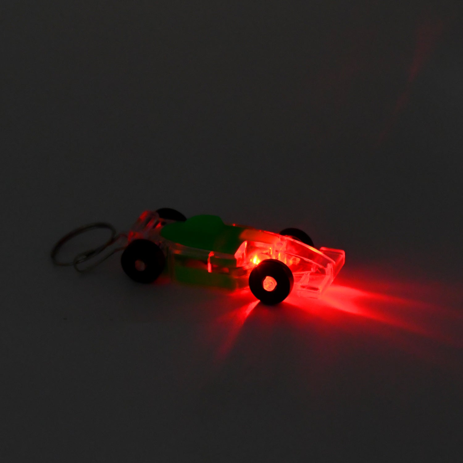 Cars Shape Keychain With On Off Button Led Flashing Light (1 Pc) - Springkart 