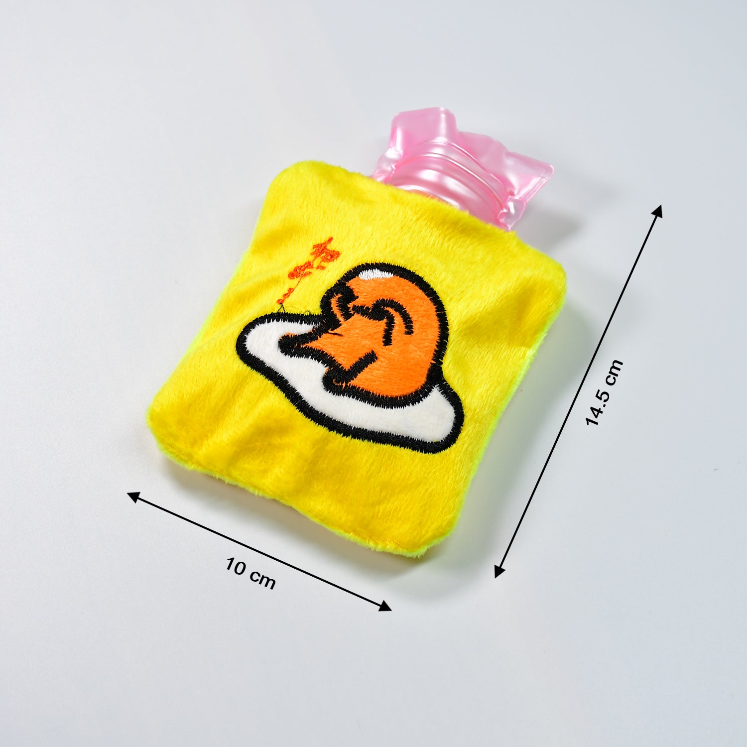 6515 Yellow Duck Head Small Hot Water Bag With Cover For Pain Relief Neck Shoulder Pain And Hand Feet Warmer Menstrual Cramps. - Springkart 