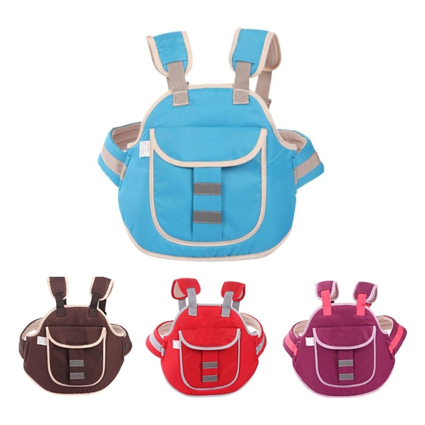 Baby Safety Belt For Kinds Carrier, Children Motorcycle Safety Harness - Child Ride Strap - Kids Vehicle Adjustable Safety Harness Strap for Two Wheeler Bike Horseback Riding Travel (1 Pc) - Springkart 