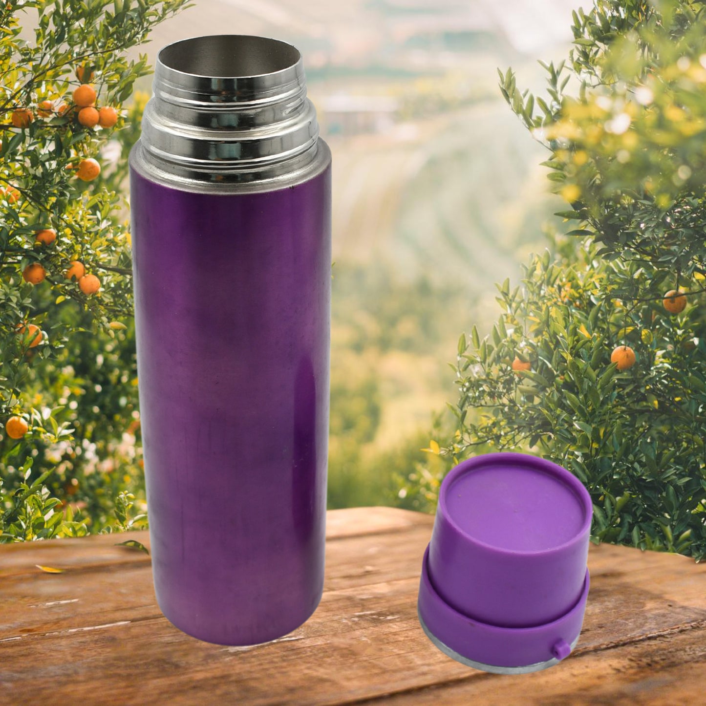 12765 Stainless Steel Water Bottle Leak Proof Rust Proof Hot Cold Drinks Gym Sipper Bpa Free Food Grade Quality Steel Fridge Bottle For Office Gym School (500 Ml Approx) - Springkart 