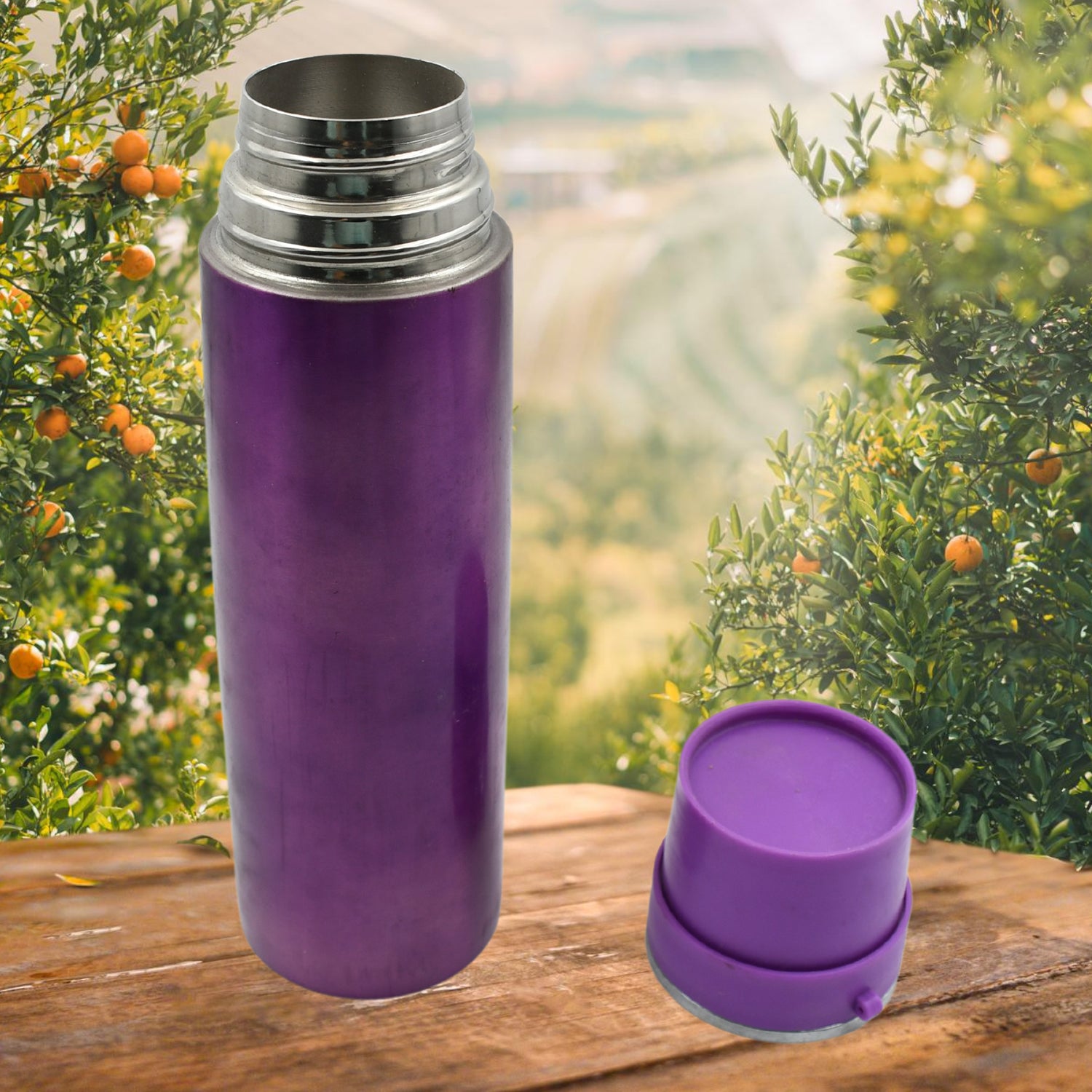 12765 Stainless Steel Water Bottle Leak Proof Rust Proof Hot Cold Drinks Gym Sipper Bpa Free Food Grade Quality Steel Fridge Bottle For Office Gym School (500 Ml Approx) - Springkart 